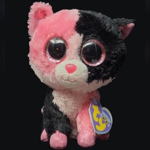 NWT - 2013 TY - THE BEANIE BOO'S COLLECTION "DAZZLE" THE CAT (JUSTICE EXCLUSIVE)